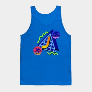 Initial Letter J - 80s Synth Tank Top